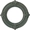 Ekena Millwork Benson Ceiling Medallion (Canopies up to 6 1/8"), 11 1/8"OD x 6 1/8"ID x 5/8"P, Cloud Burst Crackle CM11BNCBC - alternate 1